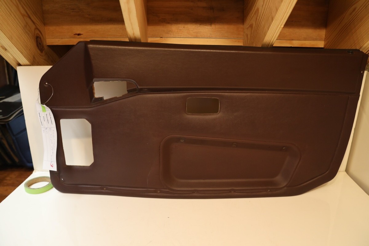 Porsche 924 924s 944 Interior Door Trim Panel RED MAROON BURGUNDY