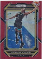 2023 Panini Prizm WNBA RED REFRACTOR # 21 Elizabeth Williams - Chicago Sky #/199