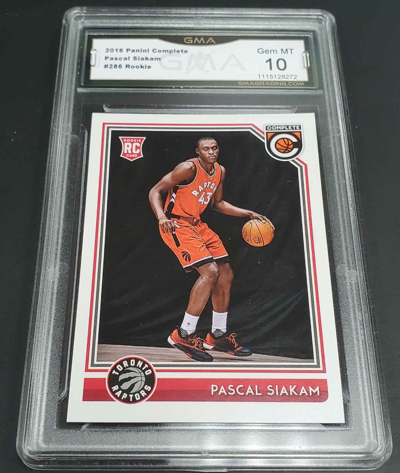 Pascal Siakam #10 2018-19 Panini Immaculate Collection Basketball