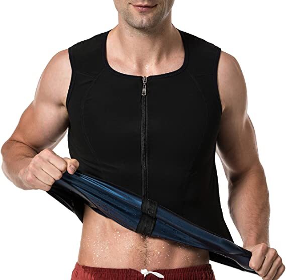 Gilet Sauna Uomo Dimagrante - Maglietta Termica Per Sudorazione, Fitness E Controllo Addome - Foto 3