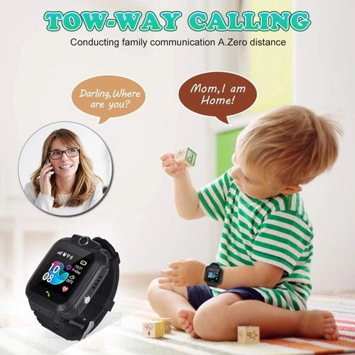 Kinder Telefonuhr Smartwatch LBS Uhr SOS SIM Kamera Wasserdicht Kids Armbanduhr - Bild 14 von 14