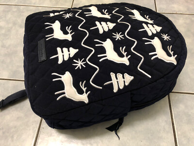 Vera Bradley Campus Backpack Merry Mischief Snow Day Bookbag set Nwot ~Vera Bradley Merry Mischief Snow Day Compact Backpack  main image 4