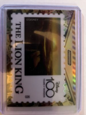 2023 Kakawow Phantom Disney 100 Years Lion King Stamp
