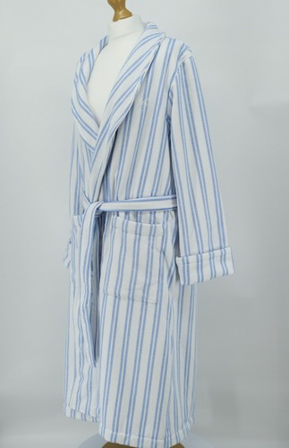 STRIPED ROBE COAT RESORT JACKET 