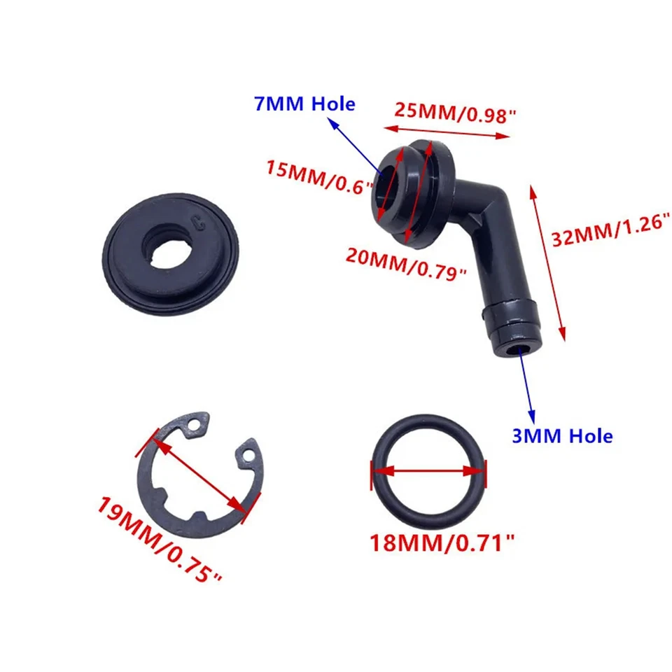 Master Cylinder Connecting Kit  for Suzuki DR250 90-95 #32-7601 - Image 2 of 4