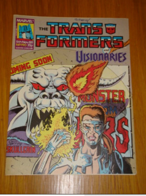 TRANSFORMERS BRITISH WEEKLY #190 MARVEL UK COMIC 5TH NOVEMBER 1988