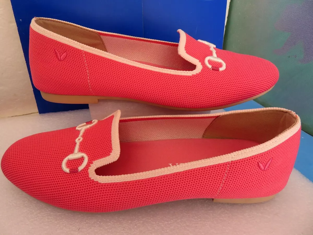 VIVAIA Casual Office Style Knit Pink Wo s Flat Shoes 37 US 6