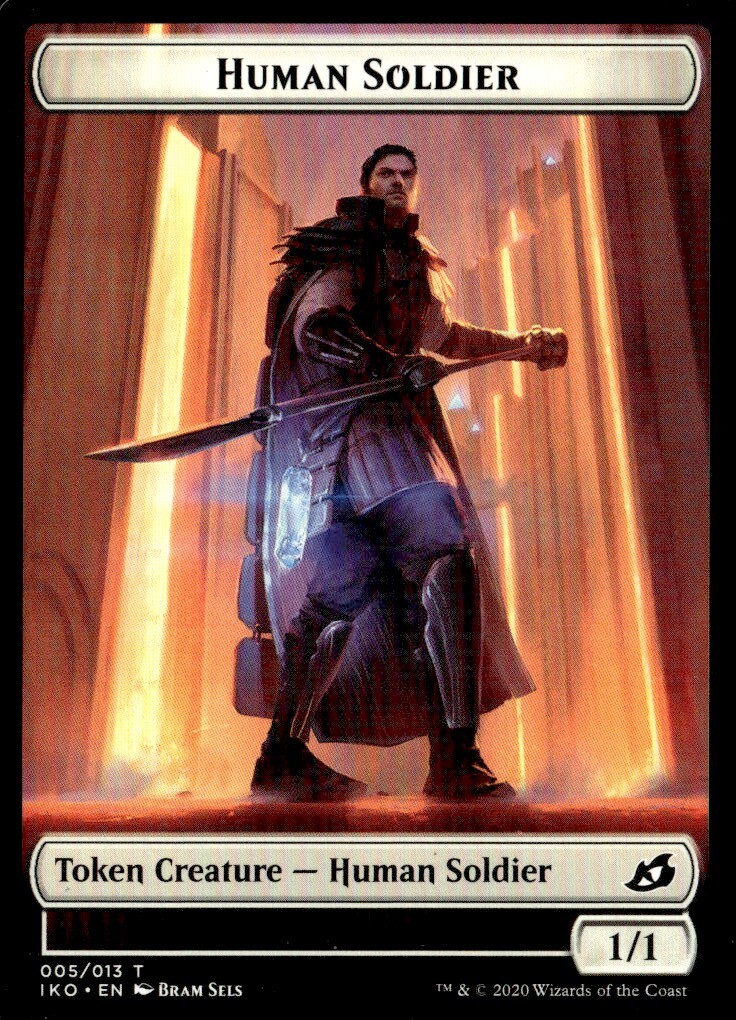2020 Double Masters Tokens Human Soldier Token/Common #5
