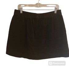 J Crew Women's Cotton Blend Brown Corduroy Skirt Size 10