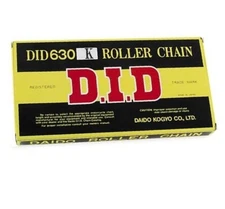 DID Heavy-Duty Standard Series 630K Chain 96 Links Natural for Street Motorcycle