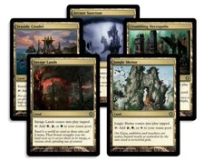 5 Tri Land - Shards of Alara - 1x of each - MP-NM - Sets - Magic MTG FTG