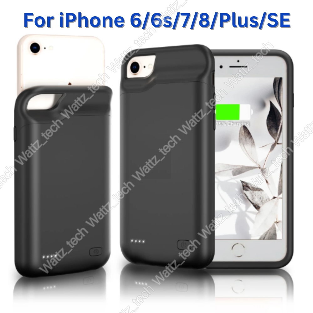 Smart Charging Cover External Power Bank Battery Case for iPhone