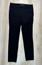 NWOT Lauren Ralph Lauren Women  s Black Dress Slacks Straight Leg Stretch