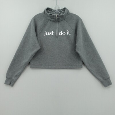 nike quarter zip womens crop