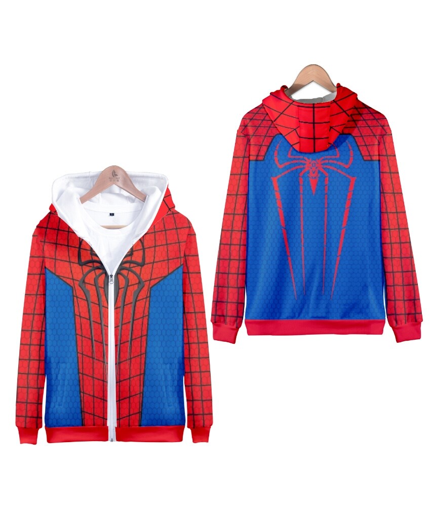 Mens Spider-Man Jacket No Way Home Costume Superhero 3D Printed