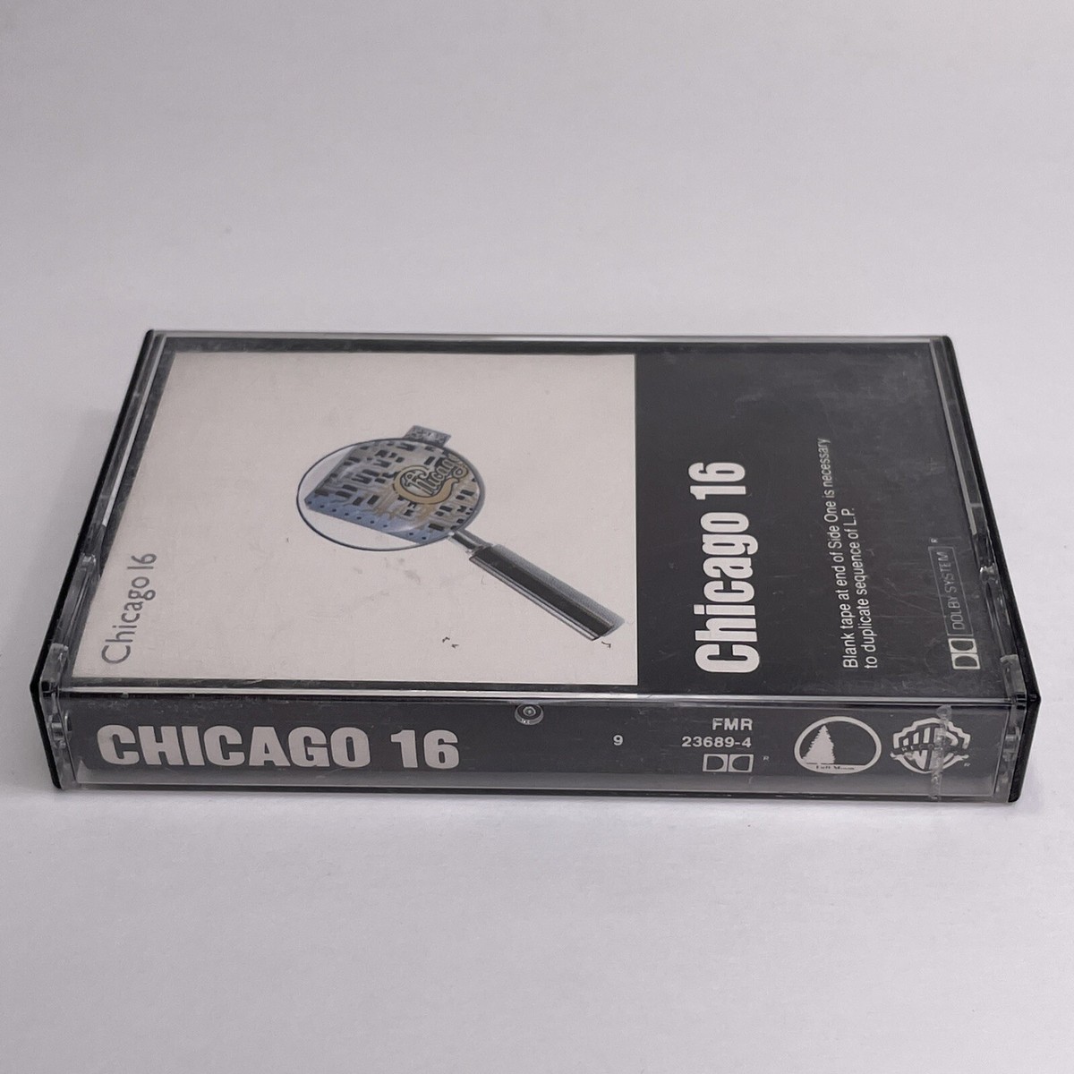 Chicago, Chicago 16 (Audio Cassette Tape, 1982) White Cart, Made 