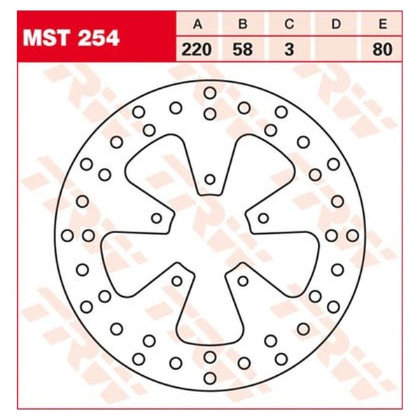 Bremsscheibe Starr MST254 FüR Beta Motorrad-image