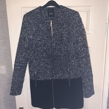 A&g Womens Jacket Size 10 Black Grey
