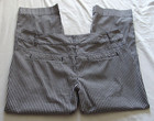ANN TAYLOR LOFT Black & White GINGHAM Check MARISA CROP Capri Pant Sz 12  — photo 4