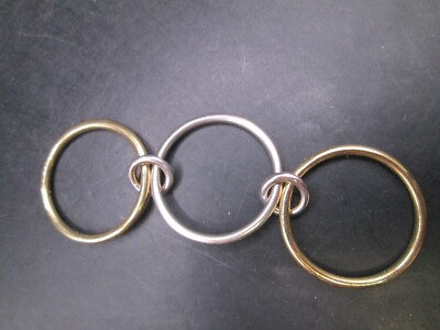 Spinelli Kilcollin 18K Gold Two Toned Connecting Rings 3 Link #1