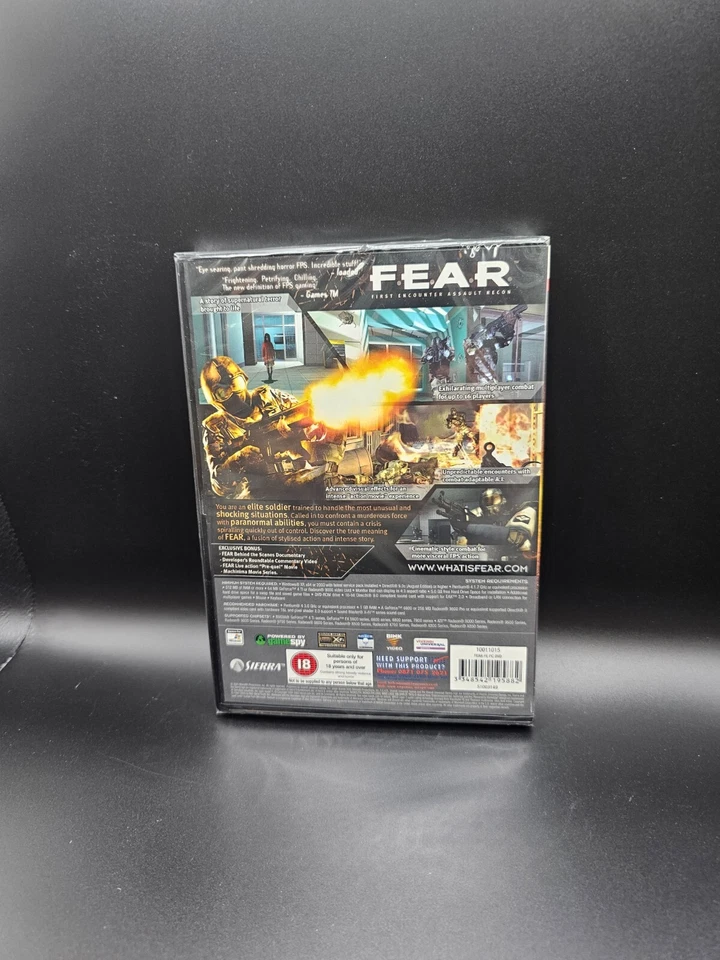 F. E. A. R. PC FEAR PC New And Sealed First Encounter Assault Recon UK Version - Image 2 of 3