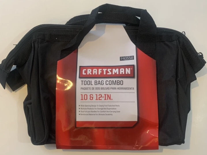 Craftsman 10" and 12" Tool Bag Combo Set - Part # 40558 - Image 2 of 2