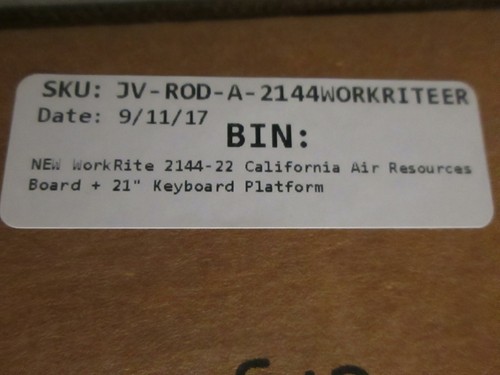 Workrite 2144-22 Ergonomic Keyboard + 21" 3175-22N Glide Track, New - Picture 2 of 5