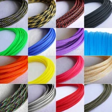 Wire Flexible Sheathing Harness 1-100mm Braided Cable Sleeving Expandable Sleeve