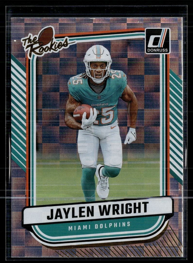 2024 DONRUSS THE ROOKIES TR-30 JAYLEN WRIGHT DOLPHINS