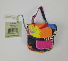 VERA BRADLEY Pacifier Pod Jazzy Blooms Ear Buds Retainer Case Magnetic