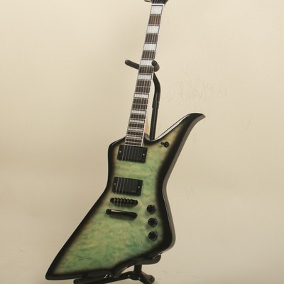 Green EX Electric Guitar Solid Body Rosewood Fretboard Black Hardware Maple Neck