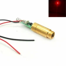 Red Dot 650nm 50mW Focusable Laser Diode Module Brass Driver 3-5V