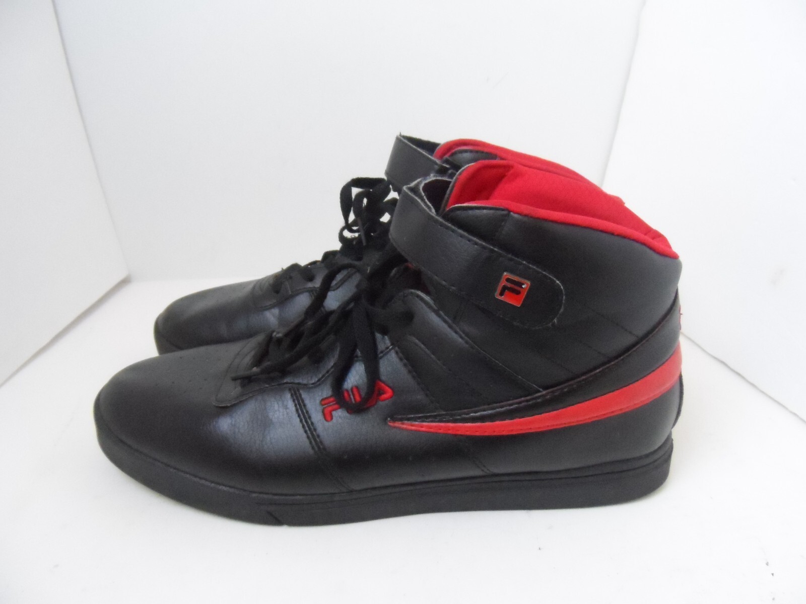 SAOLA SNEAKERS ALTE UOMO FILA VULC FILA NERO ROSSO [1SC60526 030] Taglia 14 Ottime condizioni