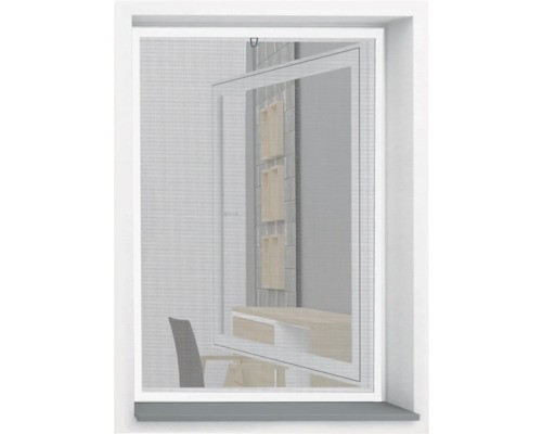 Insektenschutz Home Protect Rahmenfenster Aluminium Mit Metallverbinder Weiss 10-image