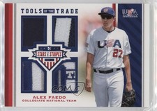 2017 USA Baseball Stars & Stripes Tools of the Trade Prime /5 Alex Faedo #6 0i76