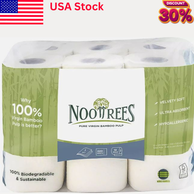 #ad Bamboo Toilet Tissue Tree Free 100% Biodegradable Sustainable Renewable $26.99