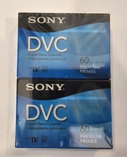Sony DVC 60 Minute Tape Lot of 2 NEW SEALED