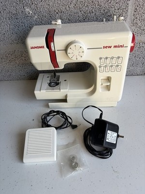 Janome Sew WHITE Mini JA525 Elektrische Nähmaschine