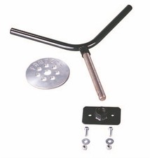 Fabtech FTT10001BK Spare Tire Mount Kit - Flat Spare Tire, Black