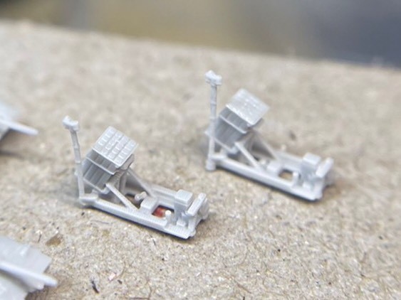 3D Printed 1/600 Israel'S &Quot;Iron Dome&Quot; Anti-Rocket System Unpainted 5Pcs