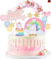 Aotwan Einhorn Tortendeko Geburtstag, Tortendeko Einhorn MäDchen Neu, Einhorn