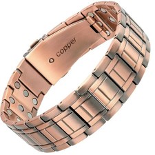 Copper Bracelet for Men, 3X Strength Magnetic Bracelets for Men