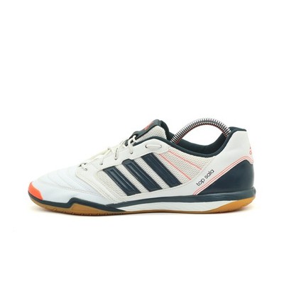adidas Herren Top Sala Sportschuhe weiß/blau/orange Hallenschuhe EU 40 2/3