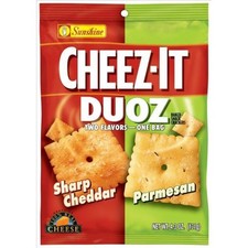 3x Cheez-It Duoz Cheddar Parmesan Cheese Crac...
