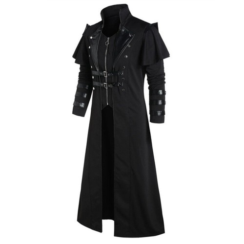 Fashion Dress Men Steampunk Tailcoat Jacket Victorian Assassin Comfortable - Picture 9 of 17