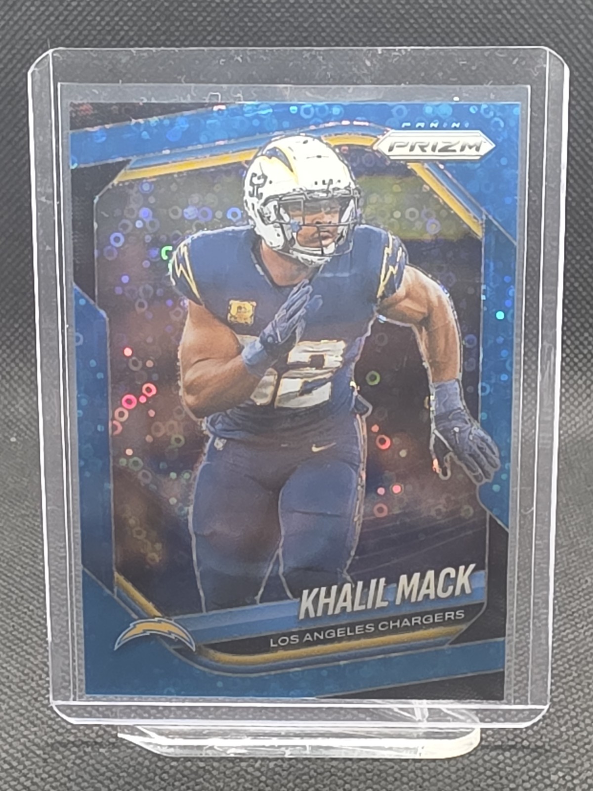 Panini 2025 Prizm Football Khalil Mack #161 Chargers Serial Numbered /125