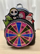 Mini Mochila Loungefly Disney Pesadilla Antes de Navidad Oogie Boogie Bolsa Rueda