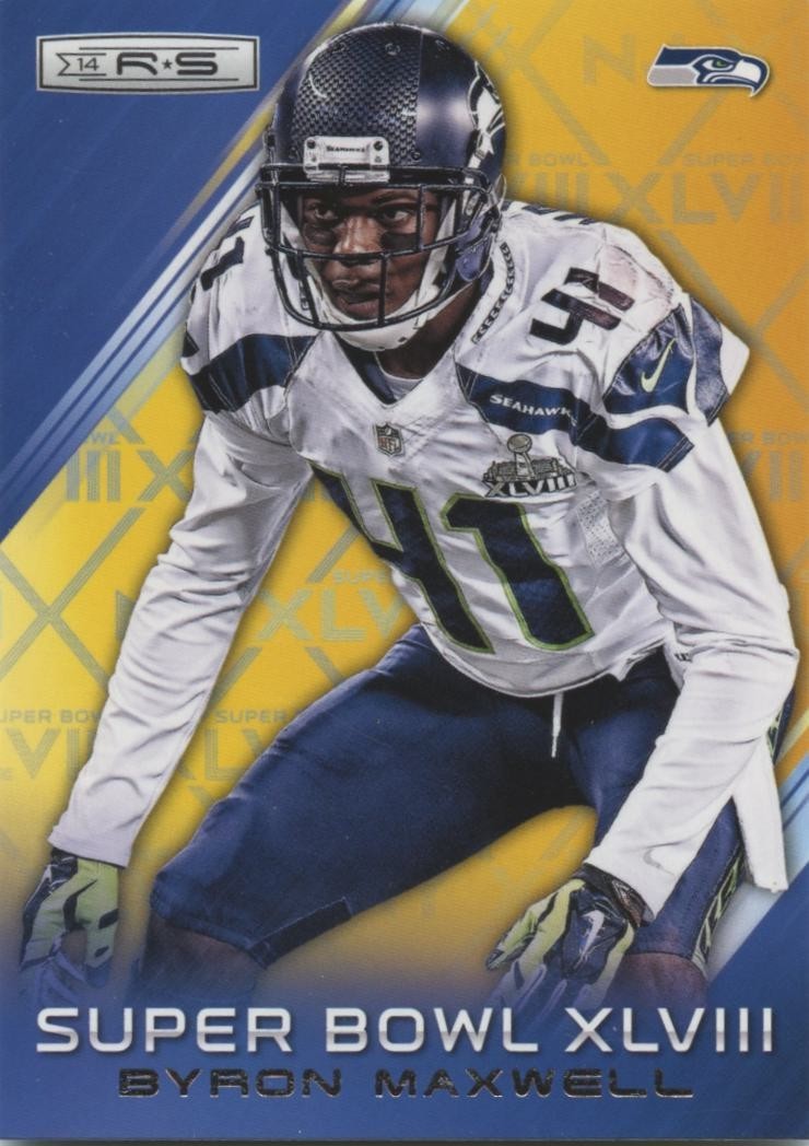 Byron Marshall 2014 Rookies & Stars Super Bowl XLVIII SSP Shortprint Seahawks