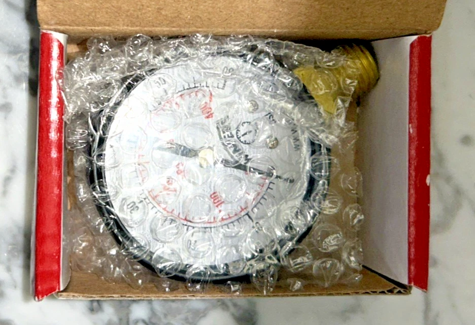 NEW - WINTERS Liquid Filled Pressure Gauge PEM201 2" 1/4" NPT BTM 0-60 psi KPA - Image 2 of 4