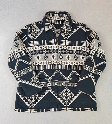 Jacke Gobelin Fashion Bug Motiv Tapestry Jacket Vintage 100% Baumwolle Multicolor